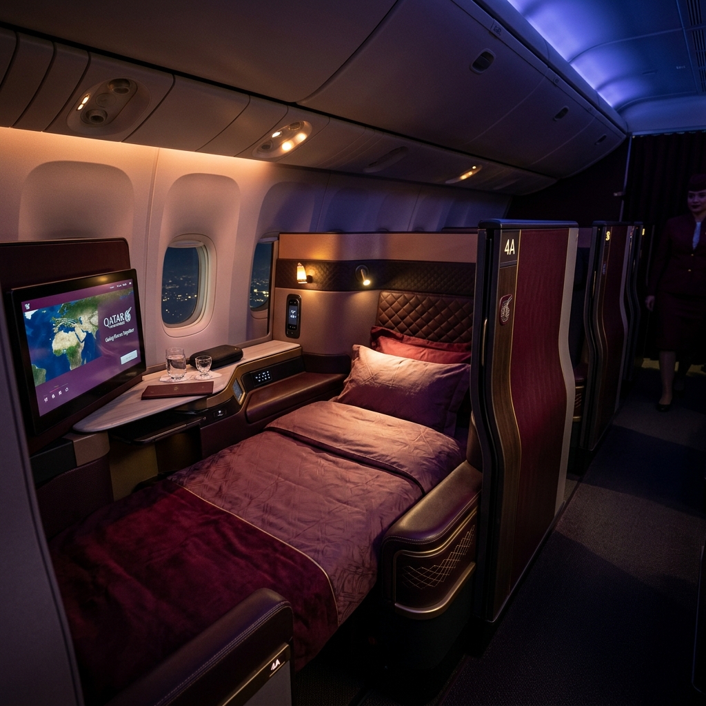The Engineering of Long-Haul Excellence: A Rigorous Audit of Qatar Airways' QSuite, Route Network, and In-Flight Service Architecture
